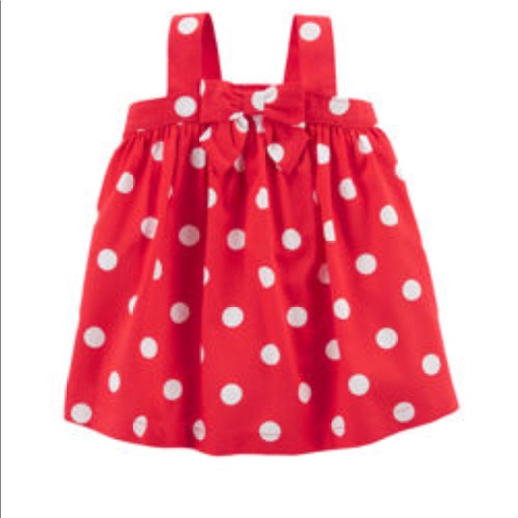 Carter's Other - ⭐️ 3/$20 Carters 4th Of July Polka Dot Dress